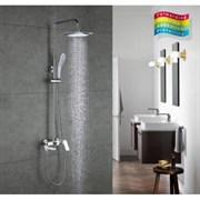 Душевая система GAPPO NOAR G2448 белый/хром 25311