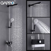 Душевая система GAPPO ATALANTIC G2481 черный/хром 25312