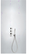 Смеситель для ванны и душа скрытого монтажа TRES SHOWERS 20625391 НА 3 ИСТОЧНИКА, С РУЧНЫМ ДУШЕМ 25836