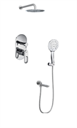 Душевая система скрытого монтажа Wasserkraft Kammel А02841 хром 26123