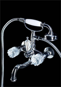 Смеситель для ванны Boheme Cristal 273-CRST хром 26422
