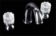 Смеситель для раковины на 3 отверстия Boheme Cristal 277-CRST хром 26425