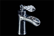 Каскадный смеситель для раковины Boheme Vogue Cristal 221-CRST хром 26445