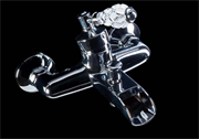 Каскадный смеситель для ванны Boheme Vogue Cristal 223-CRST хром 26446