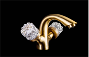 Смеситель для раковины Boheme Cristal 311-CRST бронза 26448