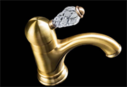 Смеситель для раковины Boheme Cristal 301-CRST бронза 26455