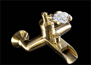 Каскадный смеситель для ванны Boheme Vogue Cristal  203-CRST бронза 26472