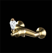 Смеситель для душа Boheme Vogue Cristal 204-CRST бронза 26473