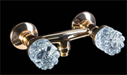 Смеситель для душа Boheme Cristal 294-CRST золото 26478