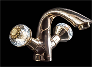 Смеситель для раковины Boheme Flora 291-FL золото 26484