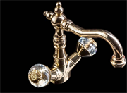 Смеситель для раковины Boheme Flora 292-FL золото 26485
