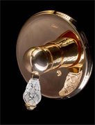 Смеситель для душа скрытого монтажа Boheme Cristal 285-CRST золото 26492