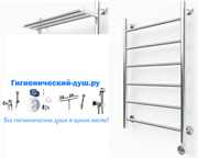 Полотенцесушитель электрический с полкой Ganzer G4-EL с терморегулятором хром 26741