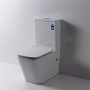 Безободковый напольный унитаз ESBANO - DUERO с крышкой микролифт 26815