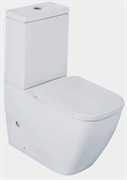 Безободковый напольный унитаз EAGO - WA390P с крышкой микролифт 26817