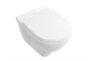 Безободковый подвесной унитаз Villeroy & Boch O'Novo 5660 HR 01 с крышкой микролифт 26974
