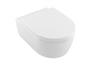 Безободковый подвесной унитаз Villeroy & Boch Avento 5656 HR 01 с крышкой микролифт 26993