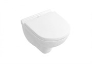 Безободковый подвесной унитаз Villeroy & Boch O'Novo 5688 HR 01 с крышкой микролифт 27036