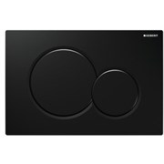Кнопка для инсталляции для унитаза GEBERIT Sigma 01 115.770.DW.5 (115.770.11.5) черная и белая 27566