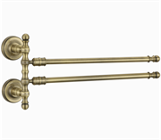 Держатель для полотенец Ganzer GZ 31012D бронза 27850
