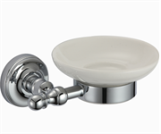 Мыльница стеклянная Ganzer GZ 31020 хром 27858
