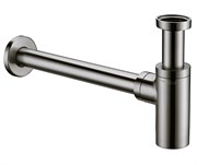 Сифон для раковины WasserKraft A093 хром матовый 27890