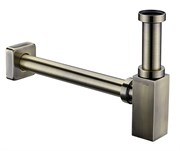 Сифон для раковины WasserKraft A096 светлая бронза 27891