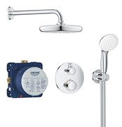 Душевая система скрытого монтажа с термостатом GROHE Grohtherm 34727000 28303
