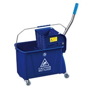 Ведро уборочное на колесах с отжимом Ksitex 027VL 28480