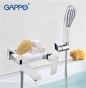 Смеситель для ванны Gappo Noar G3248 белый/хром 28942