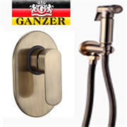 Гигиенический душ скрытого монтажа GANZER LEON GZ 5101D бронза