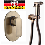 Гигиенический душ скрытого монтажа GANZER LEON GZ 5101D бронза 29036