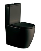 Безободковый напольный унитаз ESBANO - RIPOLL (Matt Black) 29226