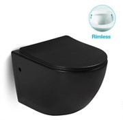 Безободковый подвесной унитаз SantiLine SL-5018B 29459