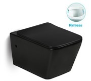 Безободковый подвесной унитаз SantiLine SL-5004MB 29462
