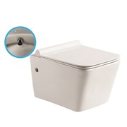Безободковый подвесной унитаз с функцией биде SantiLine SL-5004BD 29471