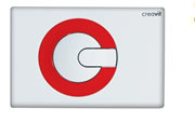 Клавиша смыва Creavit Power GP5001.01 цвет бело-красная 29620
