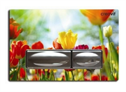 Клавиша смыва Creavit Design GP4009.04 тюльпаны 29639