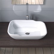 Раковина накладная NS Bath NST-5232G на 52 см белая глянцевая 29645