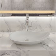 Раковина накладная NS Bath NST-6538G на 65 см белая глянцевая 29657