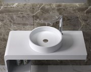 Раковина накладная NS Bath NST-4200M на 42 см белая матовая 29658