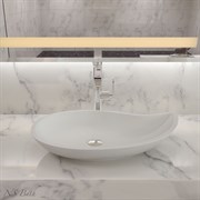 Раковина накладная NS Bath NST-6538M на 65 см белая матовая 29659