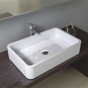 Раковина накладная NS Bath NST-5032G на 50 см белая глянцевая 29661