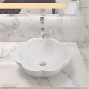 Раковина накладная NS Bath NST-45000M на 45 см белая матовая 29663