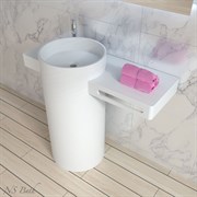 Раковина напольная NS Bath NSF-1047G на 100 см белая глянцевая 29668