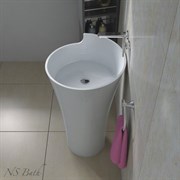 Раковина напольная NS Bath NSF-5290M на 52.9 см белая матовая