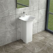 Раковина напольная NS Bath NSF-52460G на 52 см белая глянцевая 29696