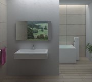 Раковина столешница NS Bath NSS-8048M на 80 см белая матовая 29715