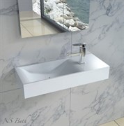 Раковина столешница NS Bath NSS-5020G на 50 см белая глянцевая 29721
