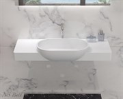 Раковина столешница NS Bath NSS-1043G на 100 см белая глянцевая 29722